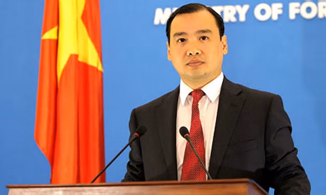 Người phát ngôn Bộ Ngoại giao Lê Hải Bình.