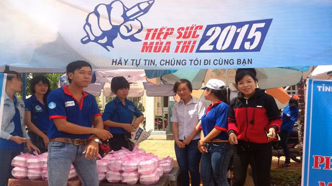 Hơn 350 tình nguyện viên tiếp sức mùa thi tại Bạc Liêu.