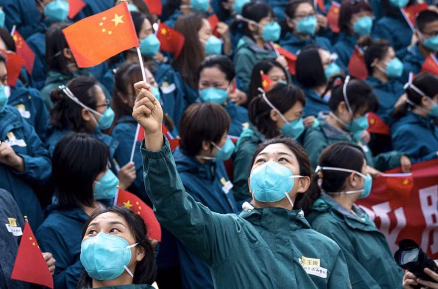 Trung Quốc đang nỗ lực xây dựng hình ảnh tích cực trong cuộc chiến chống COVID-19. (Ảnh: Xinhua)