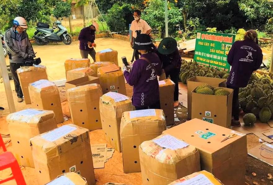 Thị xã Buôn Hồ cho phép thu mua nông sản. Ảnh: T.Khuyên
