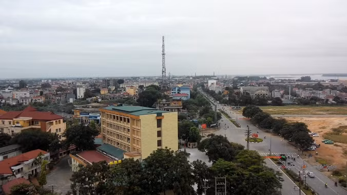 Một góc TP Việt Trì ngày nay - tỉnh lỵ, trung tâm chính trị, kinh tế, văn hóa của Phú Thọ.