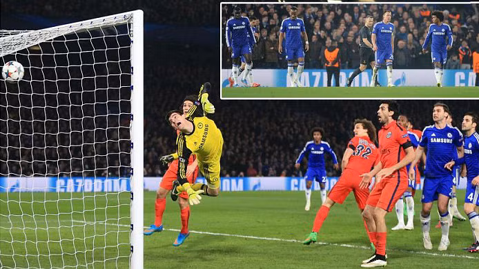 PSG loại Chelsea khỏi Champions League.