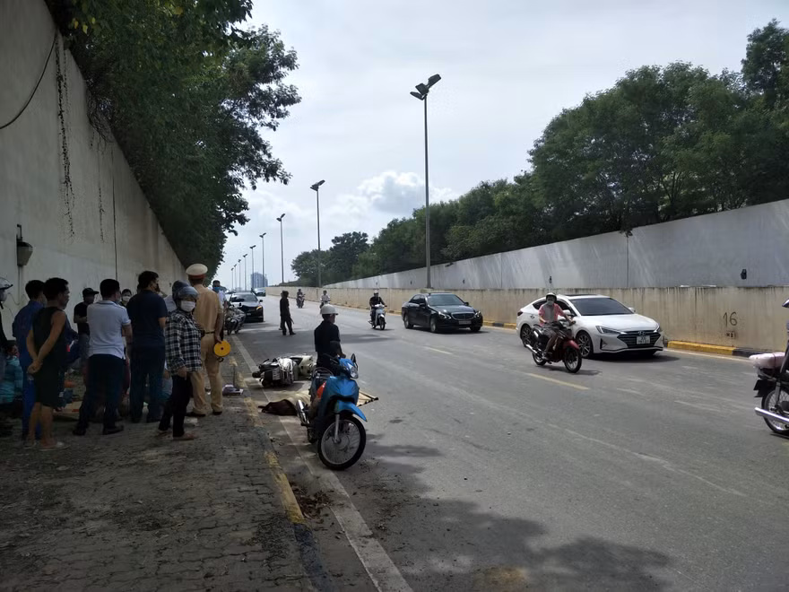 Hiện trường vụ việc. Ảnh: Thanh Hà.