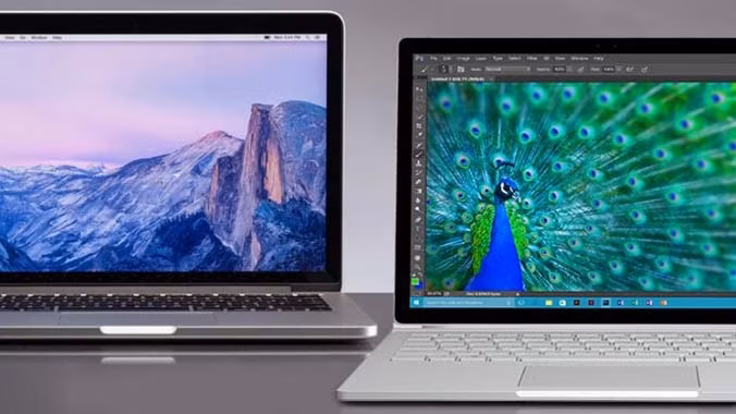 Chọn Surface Book hay MacBook Pro 2015?