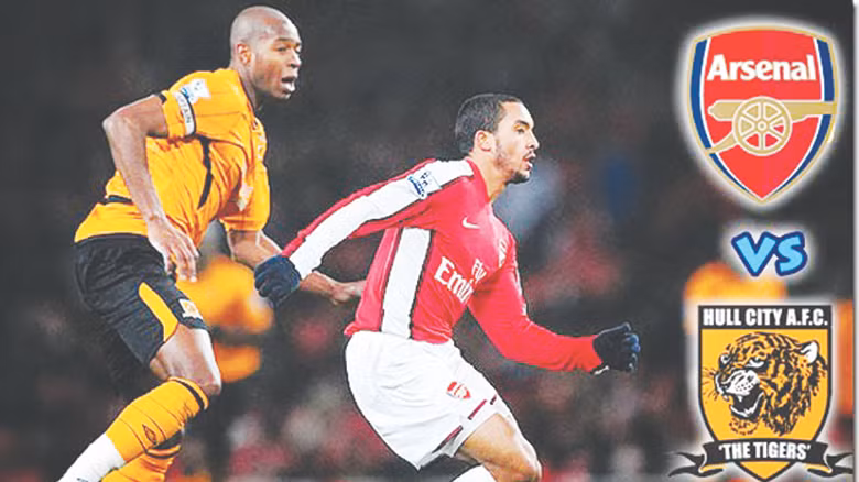 Arsenal (phải) được đánh giá cửa trên so với Hull. Ảnh: Independent