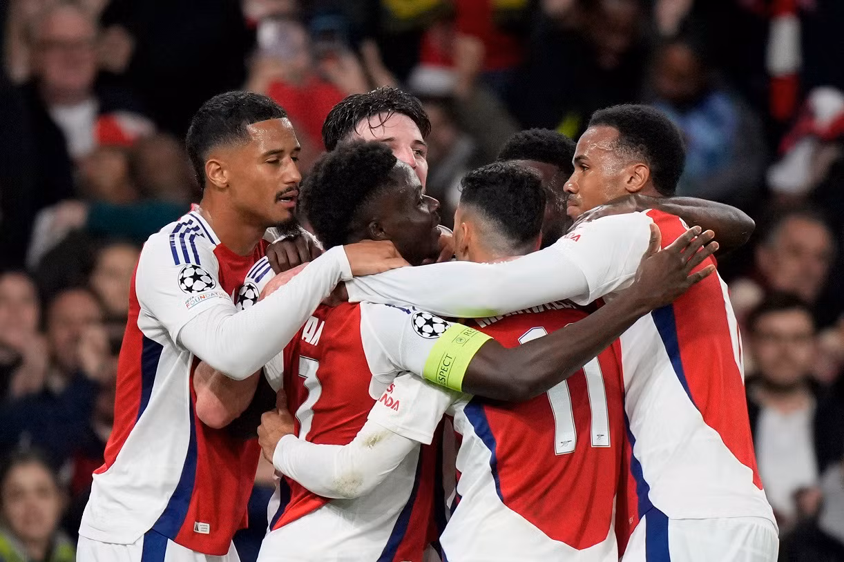 Arsenal giành chiến thắng quan trọng trước PSG. Ảnh: AP