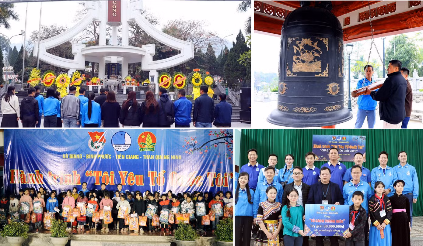 Hoạt động của thanh niên tại Hà Giang. Ảnh: TĐ