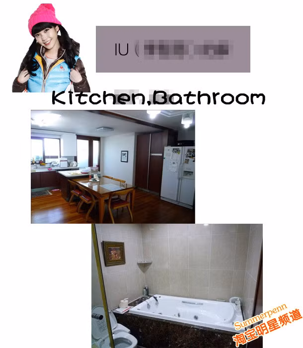 Sơ đồ căn hộ. Bếp và phòng tắm. Bên trong phòng khách còn có cả một giá sách "khổng lồ" nữa đấy.