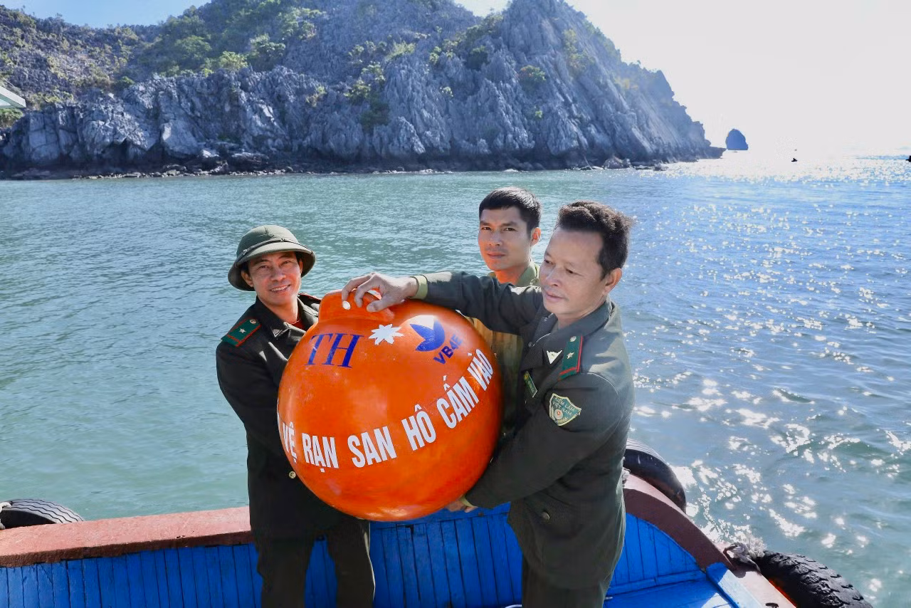 Công tác bảo tồn của Vườn quốc gia Cát Bà được sự hỗ trợ của Liên minh bảo tồn thiên nhiên quốc tế phối hợp với Viện chiến lược chính sách tài nguyên và Môi Trường, Liên minh doanh nghiệp vì môi trường Việt Nam đã bước đầu đạt được hiệu quả. Các rạn san hô tuyệt đẹp đang được bảo tồn đã có dấu hiệu phát triển trở lại.