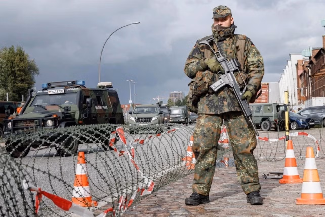Binh sĩ Đức. Ảnh: Frankfurter Allgemeine Zeitung