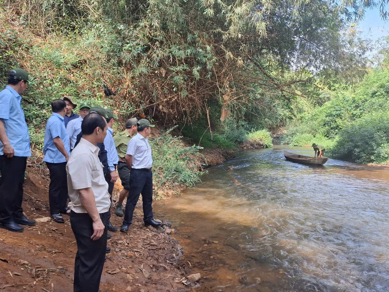Sông Mã Đà ranh giới giữa 2 tỉnh Đồng Nai - Bình Phước