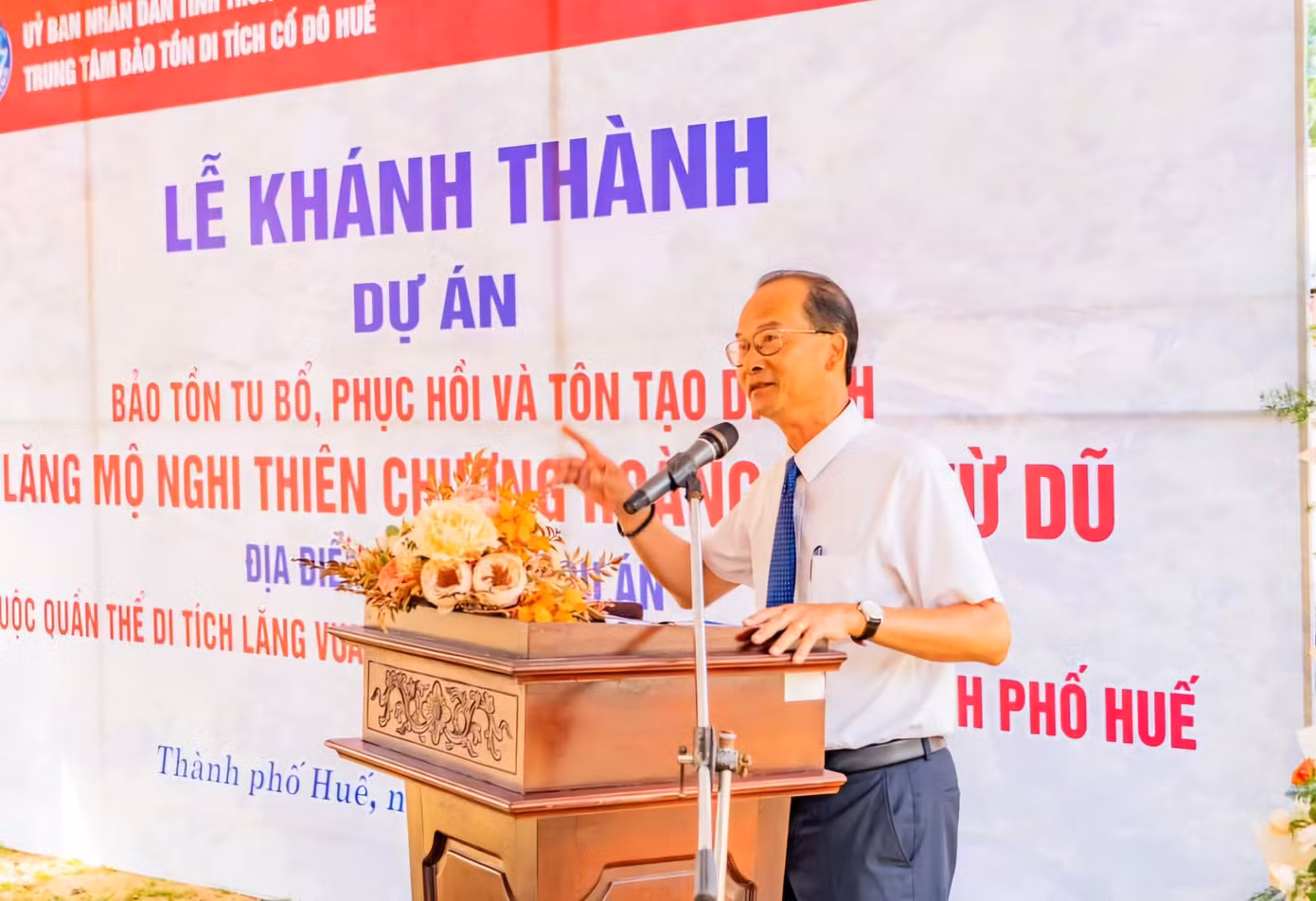 Ông Hoàng Việt Trung - Giám đốc Trung tâm Bảo tồn Di tích Cố đô Huế - cho biết đây là dự án đầu tiên được sử dụng hoàn toàn bằng kinh phí tu bổ từ nguồn xã hội hóa thông qua Quỹ Bảo tồn di sản Huế và là đóng góp vô cùng quan trọng của dòng họ Phạm Đăng trong việc chung tay cùng Nhà nước bảo tồn, gìn giữ và phát huy các giá trị di sản văn hóa của Quần thể Di tích Cố đô Huế.