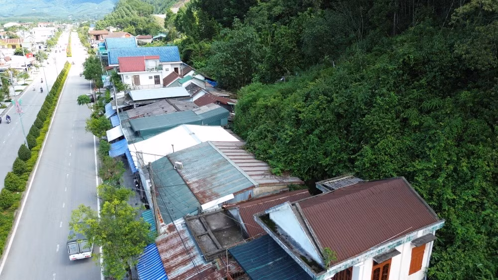 Khu vực trung tâm thị trấn Khe Tre, huyện Phú Lộc, Huế.