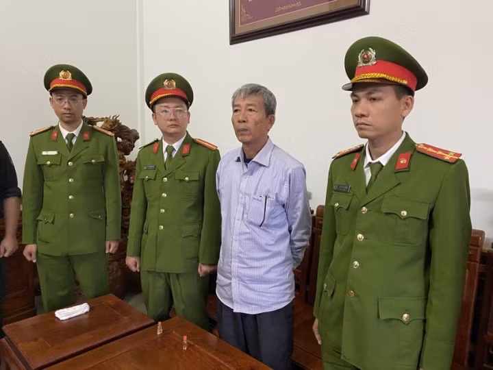 Lê Hữu Tiến - nguyên Giám đốc Công ty Cổ phần Cơ khí và Xây dựng công trình 878 bị khởi tố, bắt giữ về hành vi tham ô tài sản. Ảnh: CACC