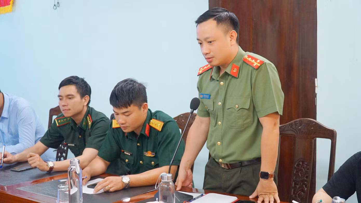Cán bộ Đoàn ngành Công an tại Huế tham gia đóng góp ý kiến trực tiếp tại hội nghị.