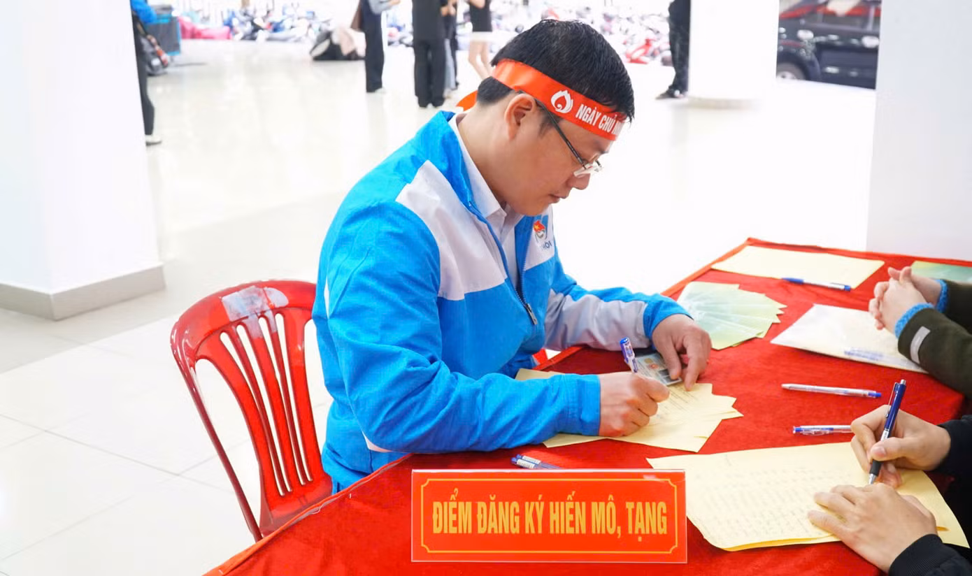 Đăng ký hiến tặng mô, tạng.