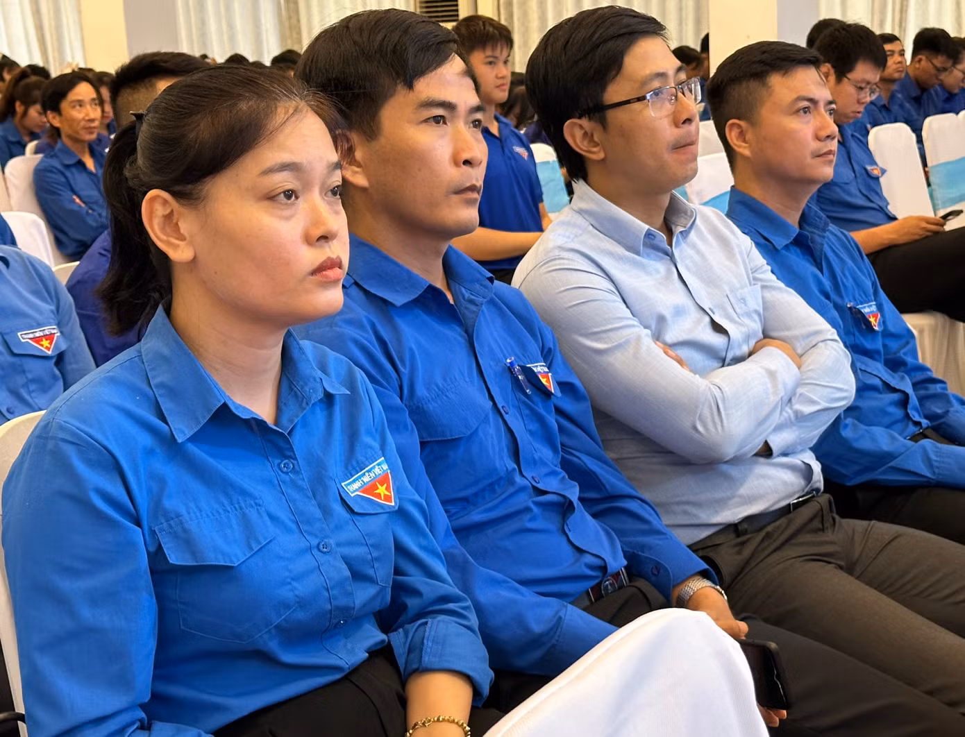 350 cán bộ Đoàn chủ chốt toàn tỉnh tham dự hội nghị.