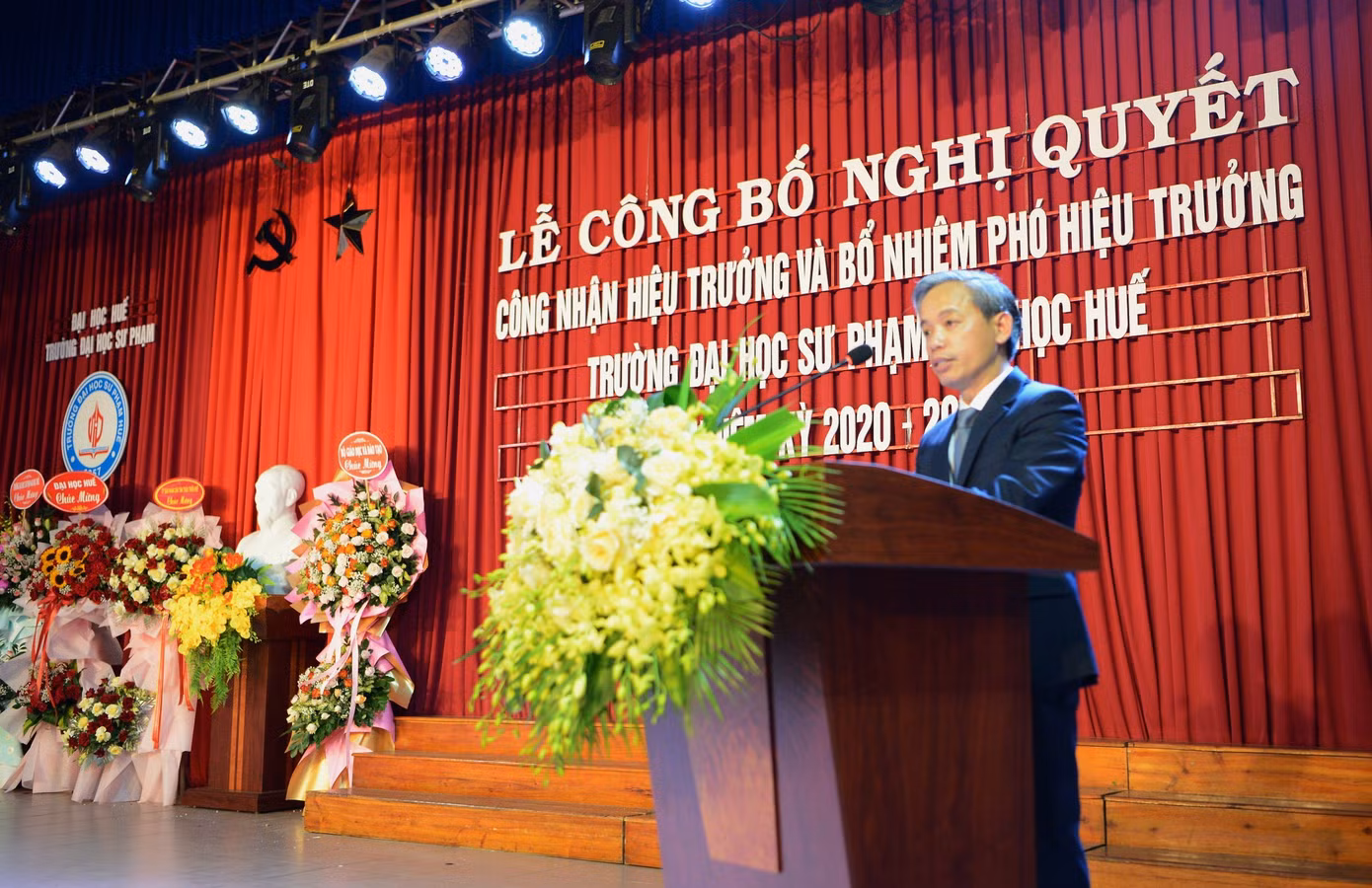 TS Lê Hồ Sơn phát biểu nhận nhiệm vụ.