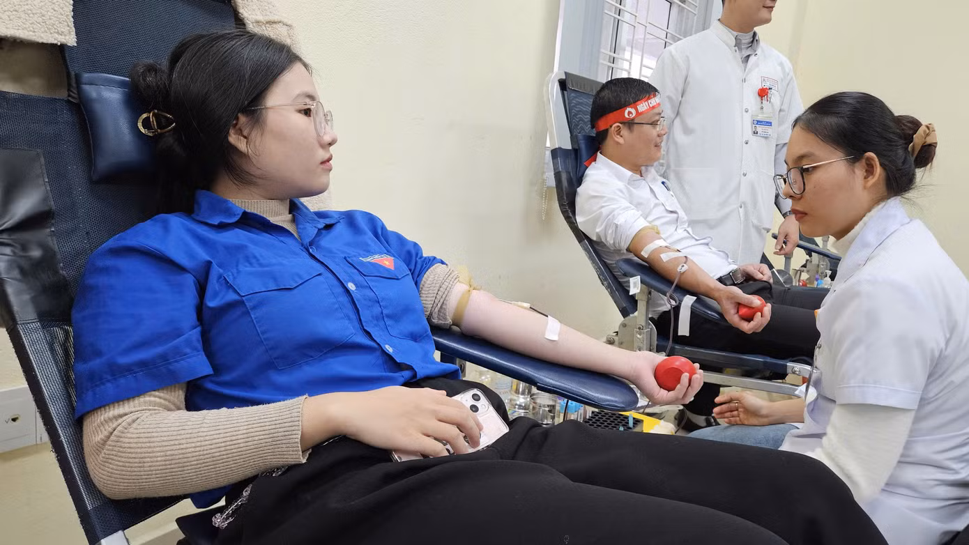 Hoạt động hiến máu đã tiếp nhận hơn 624 đơn vị máu từ đoàn viên, thanh niên, sinh viên, cán bộ, viên chức, người dân Huế.