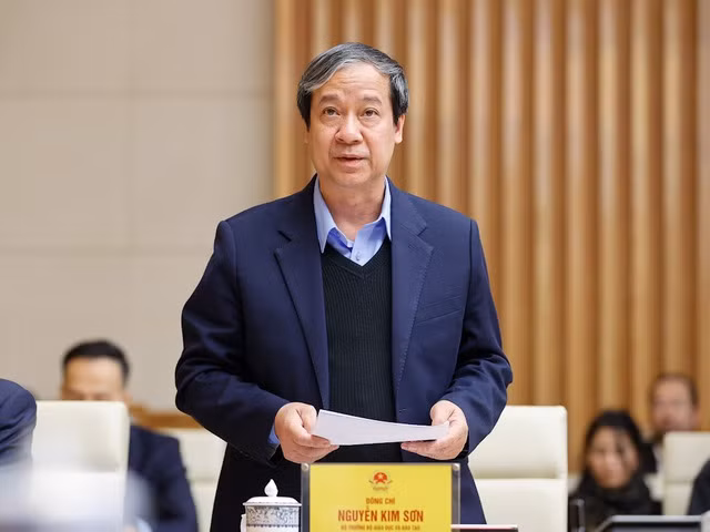 Bộ trưởng GD&amp;ĐT Nguyễn Kim Sơn. Ảnh: Nhật Bắc