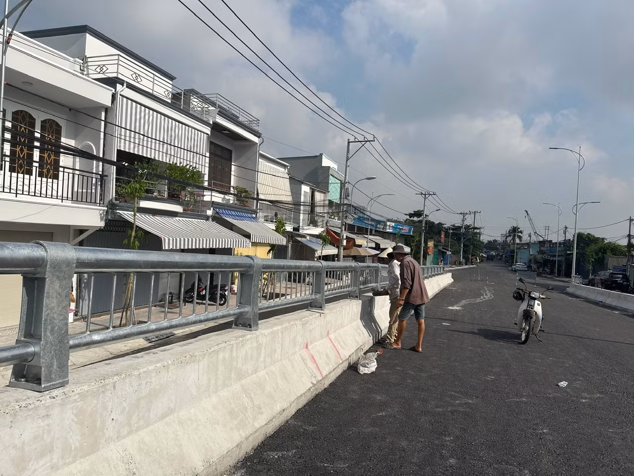 Theo thông tin từ ban Điều hành Dự án Đường bộ 4 thuộc Ban Quản lý dự án Đầu tư xây dựng các công trình giao thông TPHCM (chủ đầu tư), dự án cầu Rạch Đỉa đến nay đã hoàn thiện khoảng 90% khối lượng công việc.