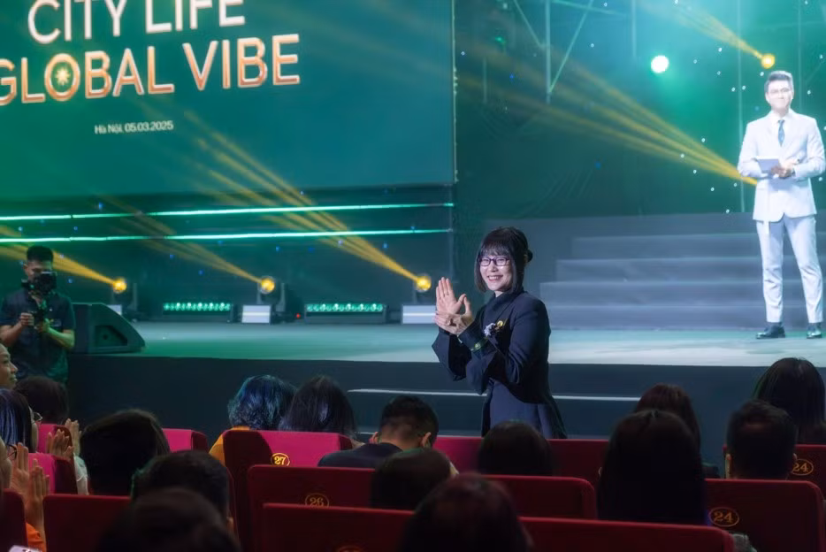 Bà Lê Thị Hằng - Tổng Giám đốc Công ty Cổ phần BĐS INDOCHINE tại sự kiện kick-off The Cosmopolitan