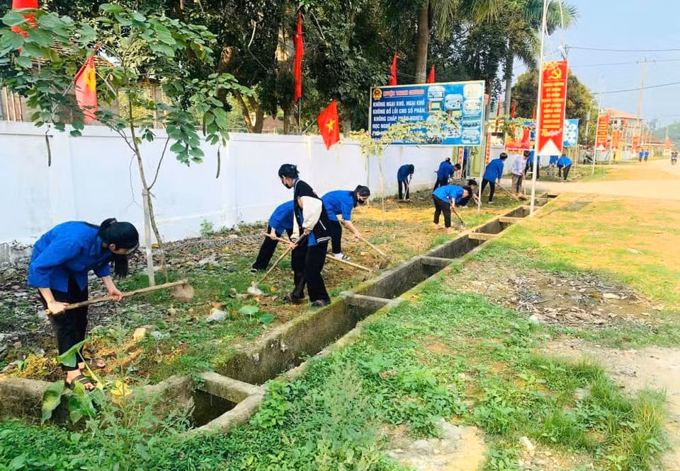 Trong đó, có 225 đội hình thanh niên tình nguyện xây dựng đô thị văn minh được triển khai.