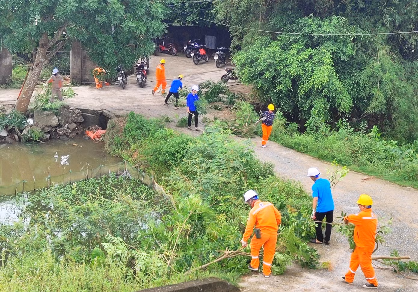 Vào mỗi dịp Hè, nhu cầu sử dụng điện của người dân ngày càng tăng cao thì an toàn trong sử dụng điện lại được đặt ra cấp thiết. Để chủ động trong công tác duy trì điện liên tục, ổn định, phòng ngừa sự cố, tránh các nguy cơ cháy nổ và tai nạn điện trong dân, các cấp bộ Đoàn trên toàn tỉnh Nghệ An đã phối hợp với Điện lực Nghệ An đồng loạt ra quân phát quang hành lang an toàn lưới điện.
