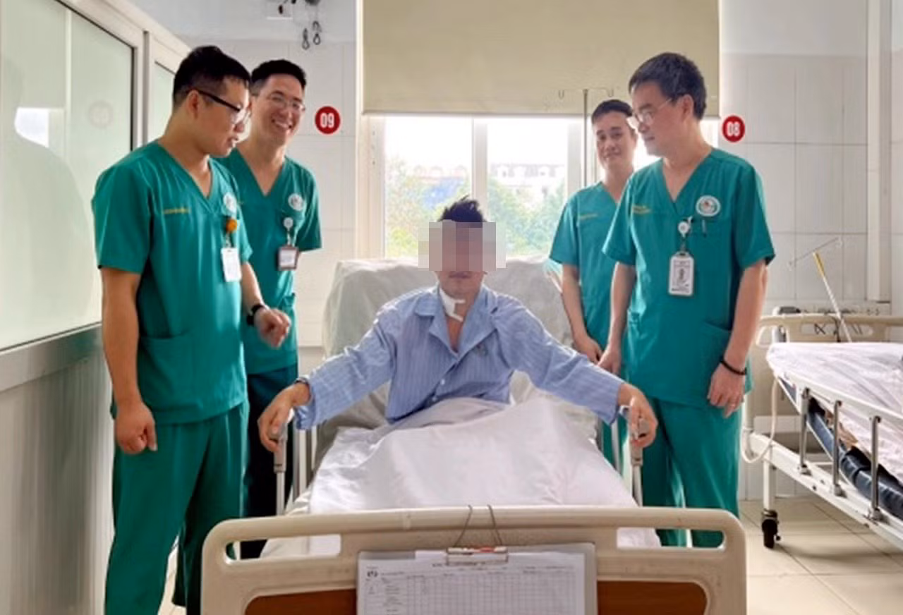Sau 3 ngày điều trị, bệnh nhân B. đã ổn định sức khỏe.