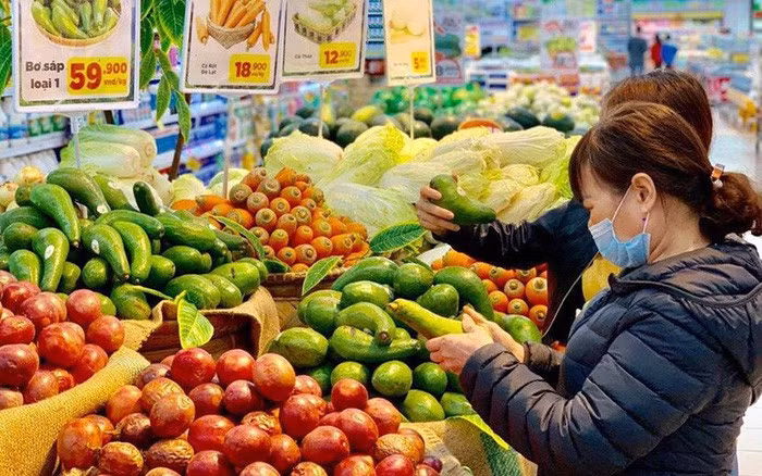 Hàng hóa tại siêu thị Hà Nội