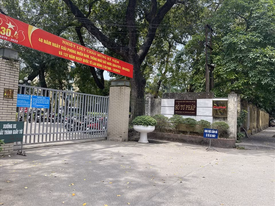 Sở Tư pháp thành phố Hà Nội.