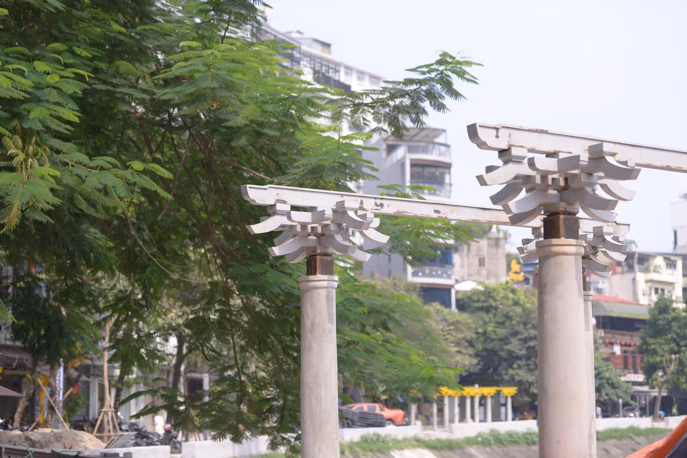 Theo UBND quận Ba Đình, với mong muốn gìn giữ giá trị lịch sử của vùng đất xưa, công tác cải tạo, chỉnh trang hạ tầng, kiến trúc đô thị được quận quan tâm đến những chi tiết gợi nhớ về Giảng Võ trường.