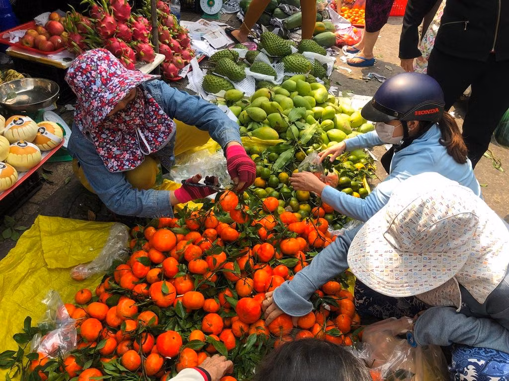 Lựa trái cây cho ngày Tết