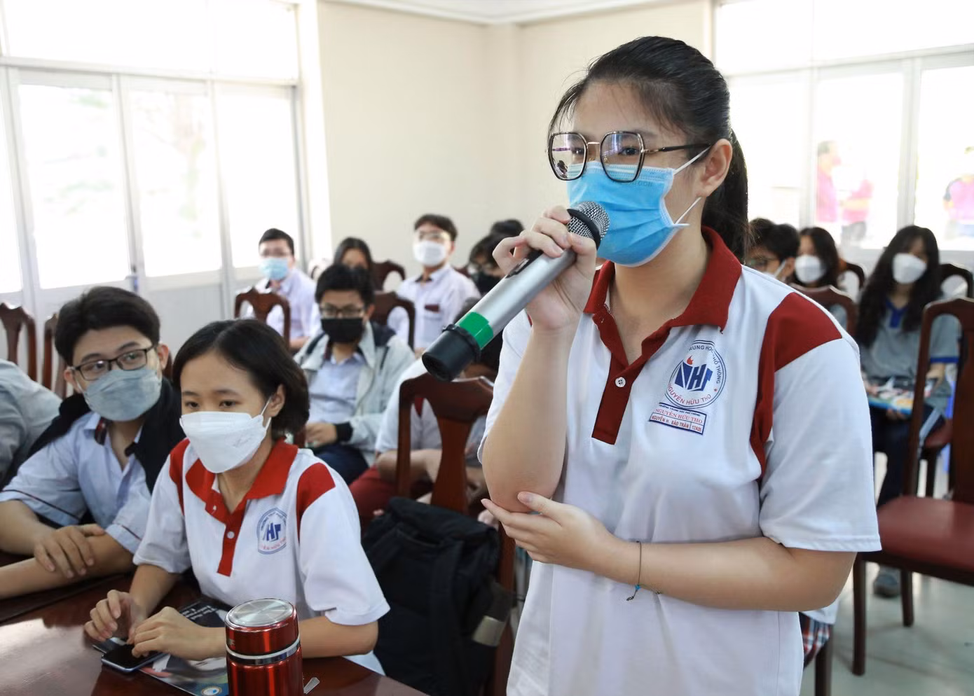 Bảo Trân chia sẻ tại buổi tọa đàm