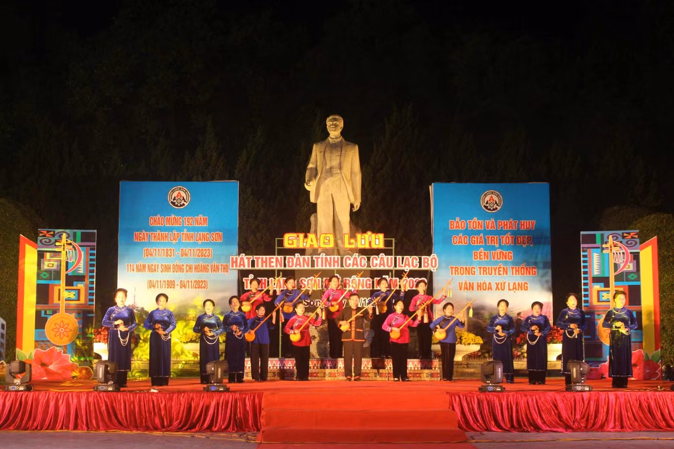 Hát Then, đàn tính rất sôi nổi ở xứ Lạng. Ảnh: Duy Chiến
