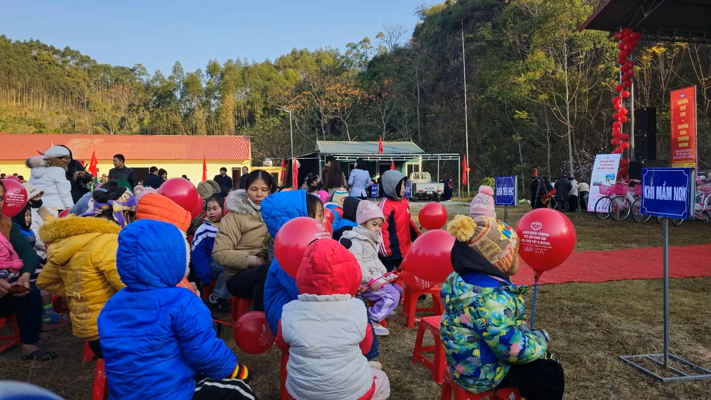 Tuổi thơ xứ Lạng hào hứng tham gia chương trình.