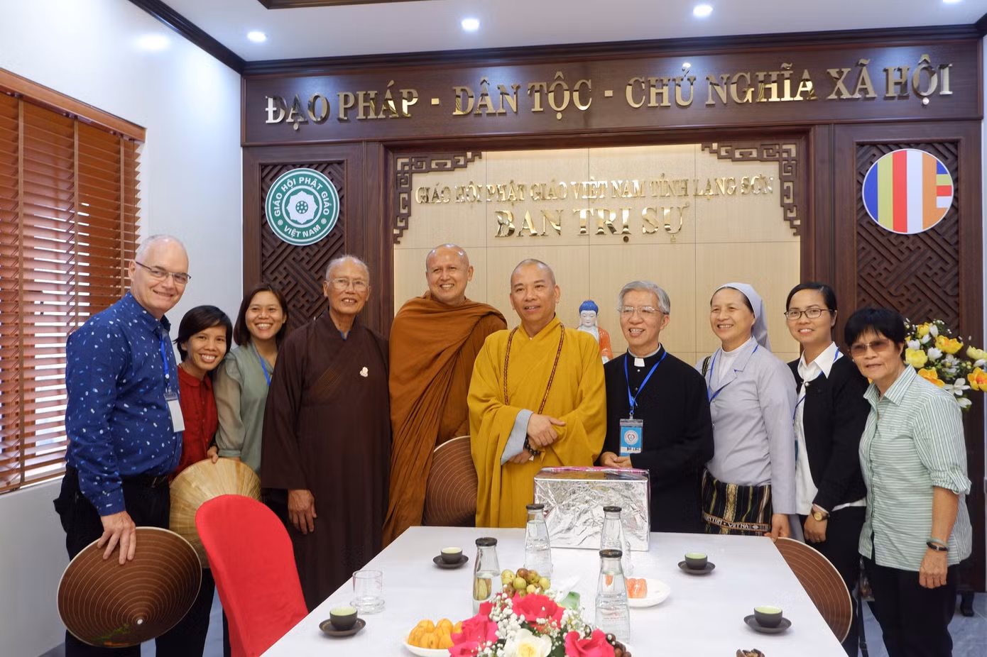Đoàn kết giữa các tôn giáo. Ảnh: Duy Chiến