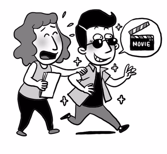Anh ấy đùng đùng đòi đi học làm diễn viên ảnh 1
