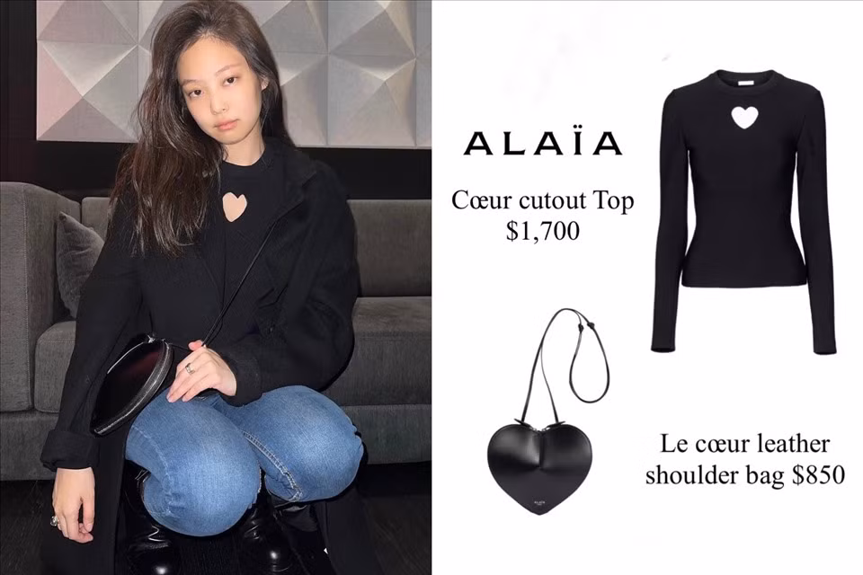 Trang phục Jennie mặc luôn trong tình trạng được tìm mua và cháy hàng.