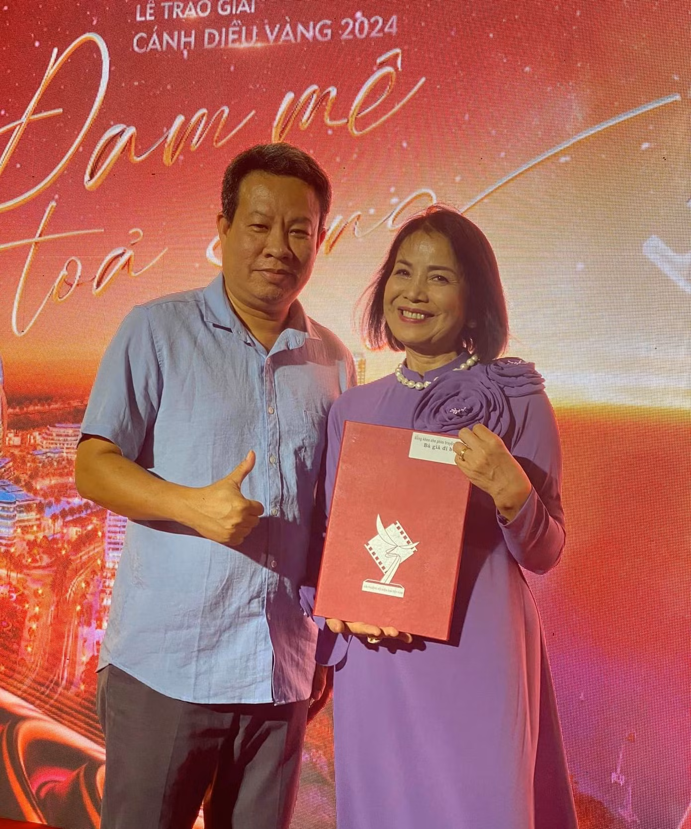 Trước đó, bộ phim vừa được Bằng khen của Hội Điện ảnh Việt Nam tại Giải thưởng Cánh diều vàng năm 2024.
