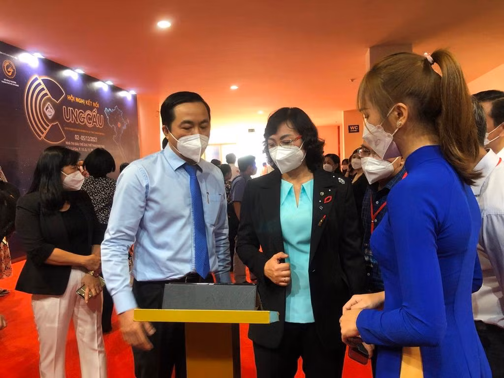 Bà Phan Thị Thắng - Phó Chủ tịch UBND TP kỳ vọng hội nghị sẽ kết nối, hỗ trợ doanh nghiệp mở rộng thị trường trong nước.