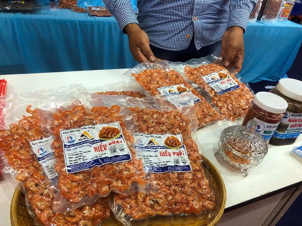 Tôm khô Kiên Giang, giá 700.000 đồng/kg
