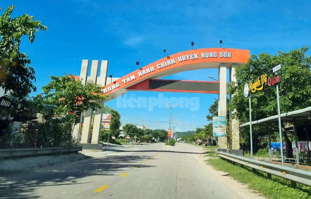 Quảng Nam nhập toàn bộ diện tích và dân số huyện Nông Sơn vào huyện Quế Sơn từ ngày 1/1/2025.