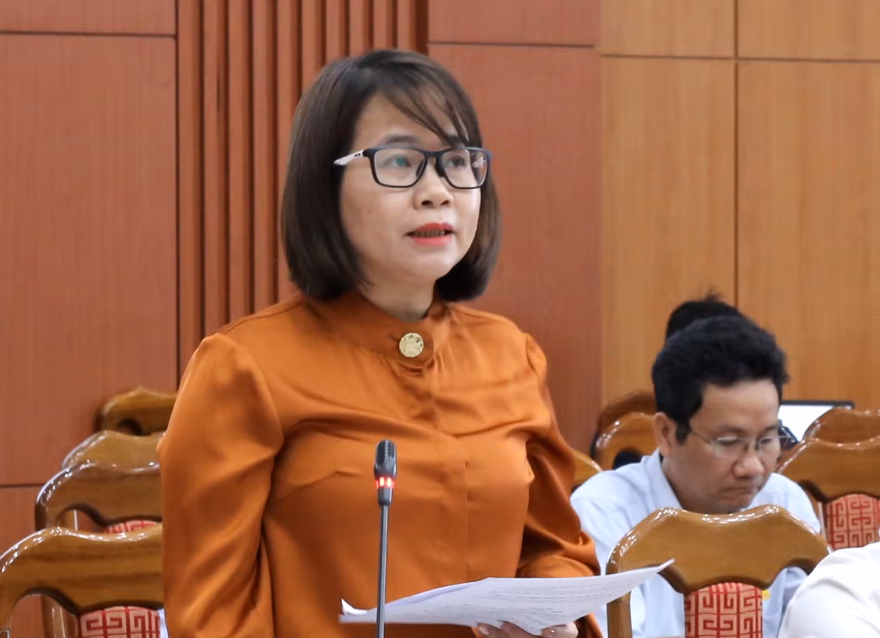 Bà Trần Thị Kim Hoa, Giám đốc Sở Nội vụ tỉnh Quảng Nam. Ảnh: Hoài Văn