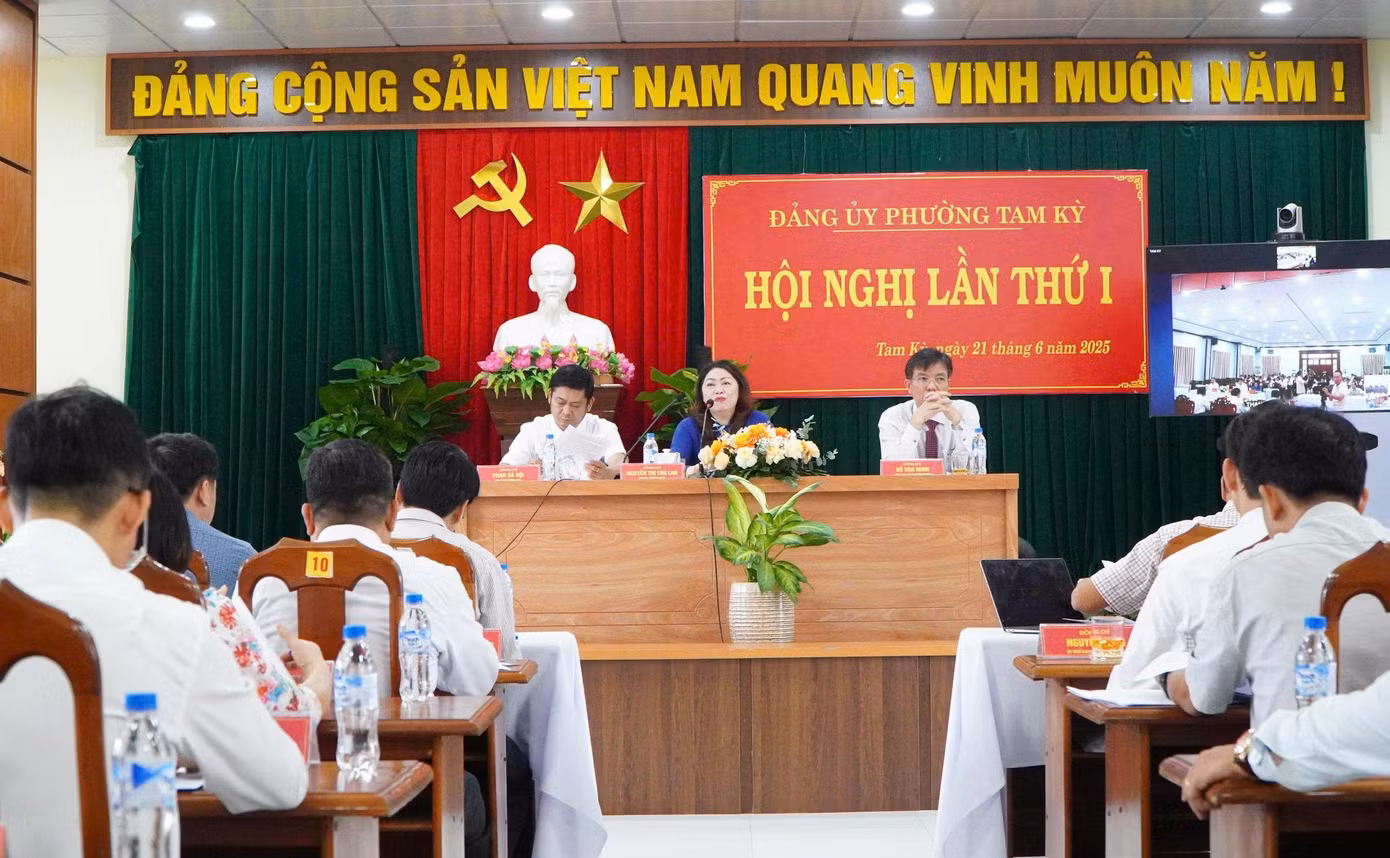 Đảng ủy phường Tam Kỳ tổ chức Hội nghị lần thứ 1.
