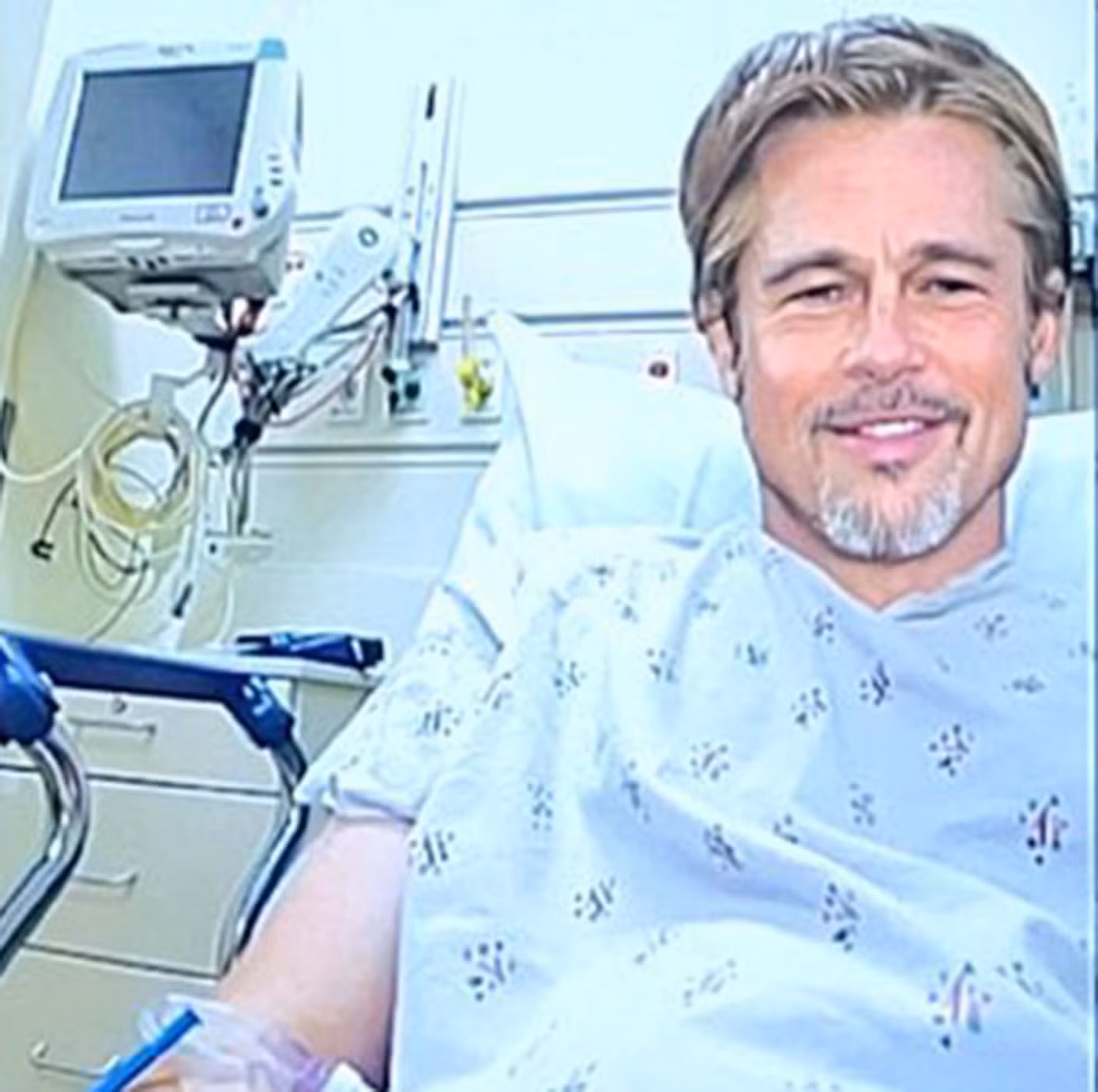 Kẻ lừa đảo dùng công nghệ AI để giả mạo khuôn mặt Brad Pitt. Ảnh: TF1. Kẻ lừa đảo dùng công nghệ AI để giả mạo khuôn mặt Brad Pitt. Ảnh: TF1.