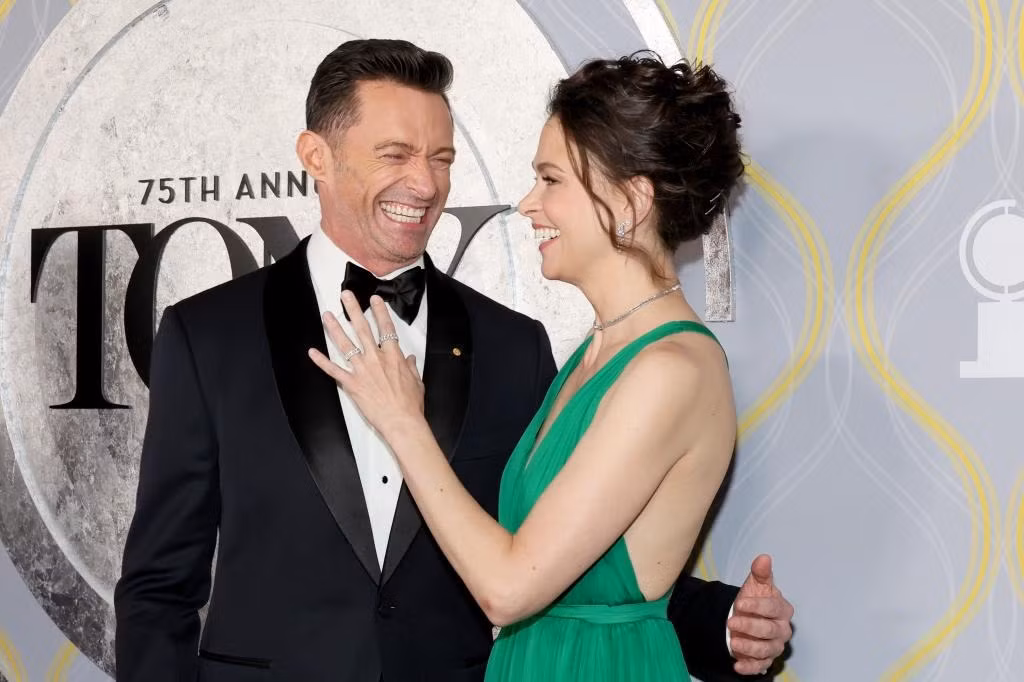 Hugh Jackman bị đồn ngoại tình với bạn diễn Sutton Foster. Ảnh: Getty Images. Hugh Jackman bị đồn ngoại tình với bạn diễn Sutton Foster. Ảnh: Getty Images.