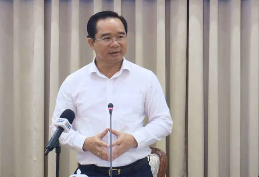Chủ tịch UBND TPHCM Nguyễn Văn Được. Ảnh: Minh Hiệp