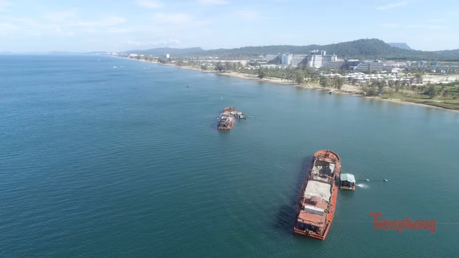 Ồ ạt bơm cát, nước mặn lên đảo Phú Quốc ảnh 5