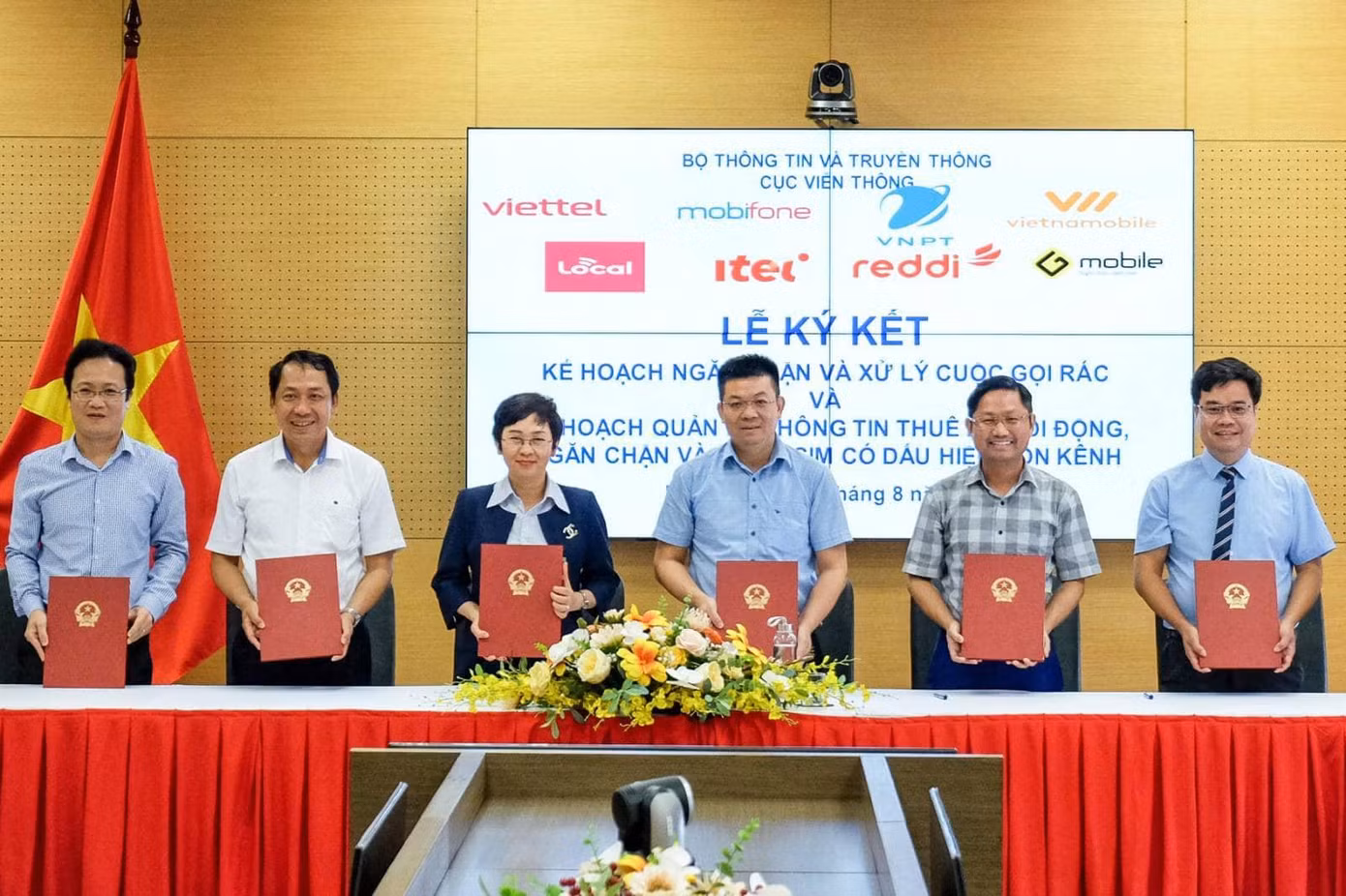 Các nhà mạng ký cam kết ngăn chặn cuộc gọi rác.